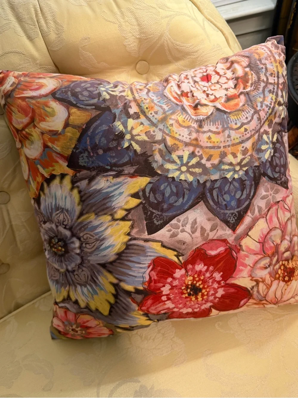 BOHO BOUQUET INDOOR DECORATIVE PILLOW BY LAURAL HOME